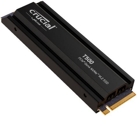 Crucial T500 SSD M.2 mit Heatsink, 2 TB für 149,56€ (statt 174€)