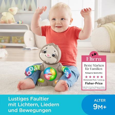 Fisher Price GHY87 BlinkiLinkis Faultier für 11,99€ (statt 22€)