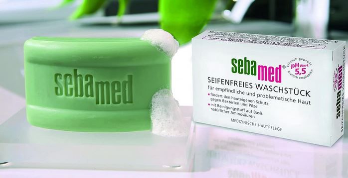 sebamed Seifenfreies Waschstück mit Vitamin E & Panthenol, 150g ab 1,28€ (statt 2€)