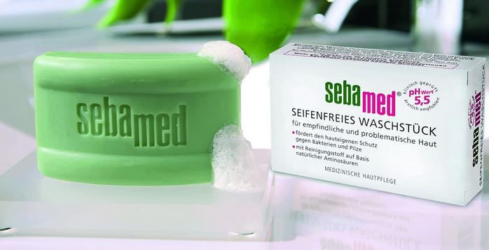 sebamed Seifenfreies Waschstück mit Vitamin E & Panthenol, 150g ab 1,48€ (statt 2€)