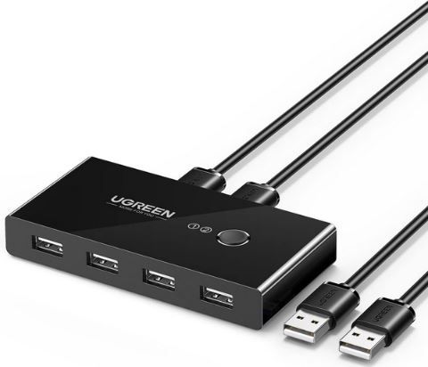 UGREEN 2 In 4 Out USB A Switch mit Kabel für 13,99€ (statt 20€)