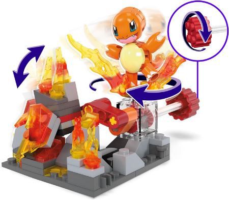 MEGA HTH86 Pokémon Glumandas feurige Drehung Bauset für 10,89€ (statt 14€)