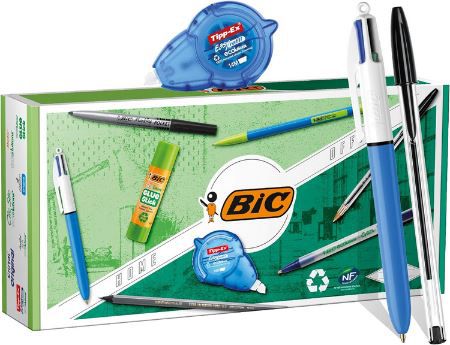 BIC Schreibwaren Set für Büro & Haushalt, 9 tlg. für 10,10€ (statt 15€)