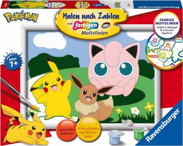 Ravensburger Pokémon Abenteuer Malen nach Zahlen für 11,99€ (statt 16€)