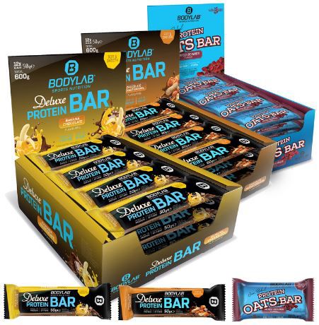 36x Bodylab Deluxe Oat Bar Protein Riegel in 3 Sorten für 35,99€ (statt 61€)