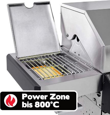 Taino Platinum 3+1 Gasgrill mit Sear Burner Power Zone für 359,99€ (statt 449€)