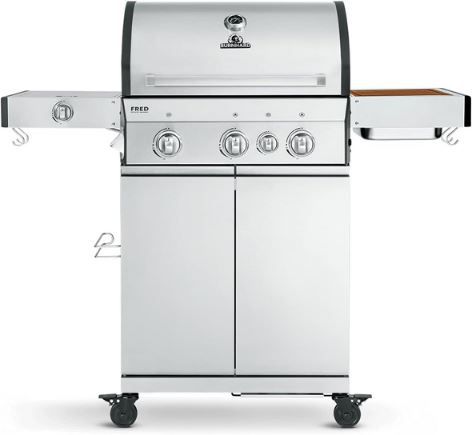 Burnhard FRED Deluxe 2023 3 Brenner Gasgrill inkl. Backburner für 678,83€ (statt 749€)