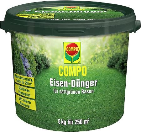 5Kg Compo Eisen Dünger, Staubfreies Feingranulat bis 250m² für 14,99€ (statt 23€)