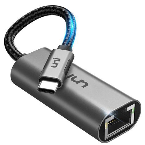 Uni USB C auf Ethernet (RJ45 Gigabit) Adapter für 11,42€ (statt 20€)