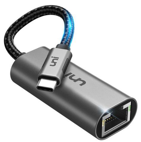 Uni USB C auf Ethernet (RJ45 Gigabit) Adapter für 11,42€ (statt 14€)