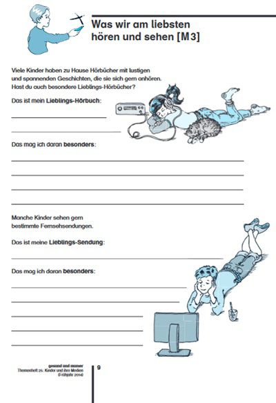 BZgA: Heft Kinder und ihre Medien als PDF gratis