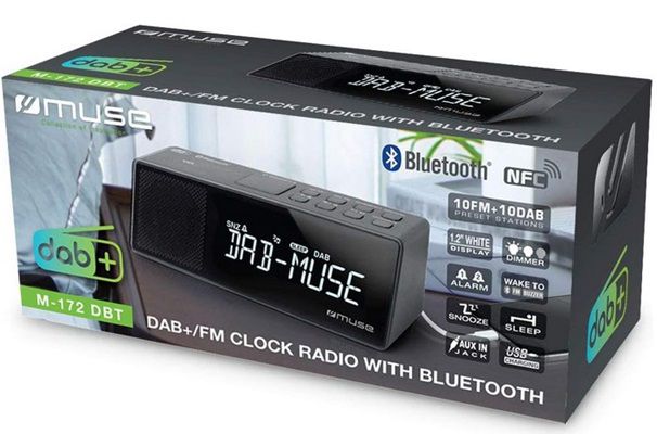 Muse M 172 DBT Uhrenradio mit Bluetooth für 67,90€ (statt 80€)