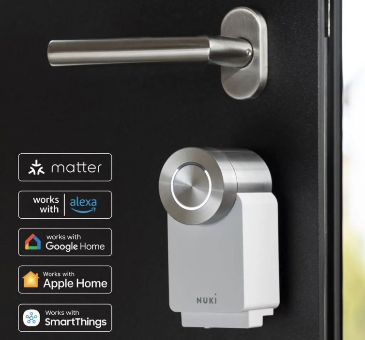 Nuki Smart Lock Pro (neueste 4. Gen) + Fob + Door Sensor + Keypad für 389,95€ (statt 476€)