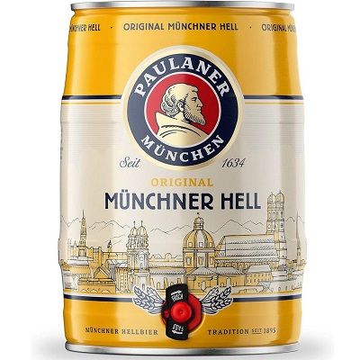 🍺 O’zapft is! Paulaner Münchner Hell Partyfass 5l für 12,34€ (statt 19€)