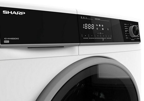 SHARP KD HHH8S8GW3 DE Wärmepumpentrockner 8 kg für 503,99€ (statt 589€)