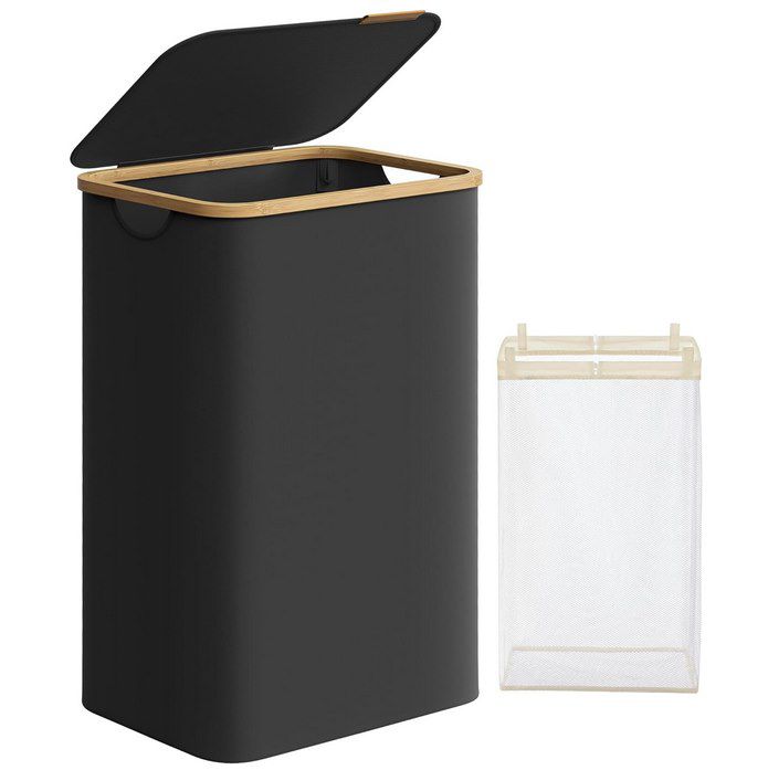 SONGMICS faltbarer Wäschekorb (90L) mit Deckel für 20,99€ (statt 27€)