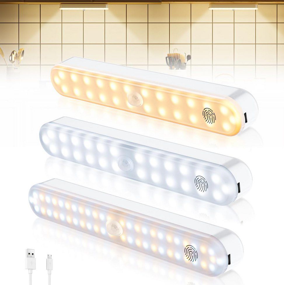 LED Unterbauleuchte mit 4 Modi & 52 LEDs für 10,99€ (statt 22€)