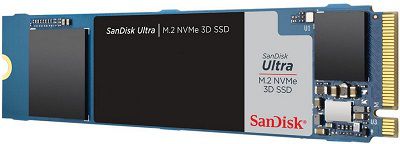 SanDisk Ultra M.2 NVMe 3D 500GB für 49,99€ (statt 71€)