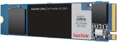 SanDisk Ultra M.2 NVMe 3D 500GB für 43,69€ (statt 71€)