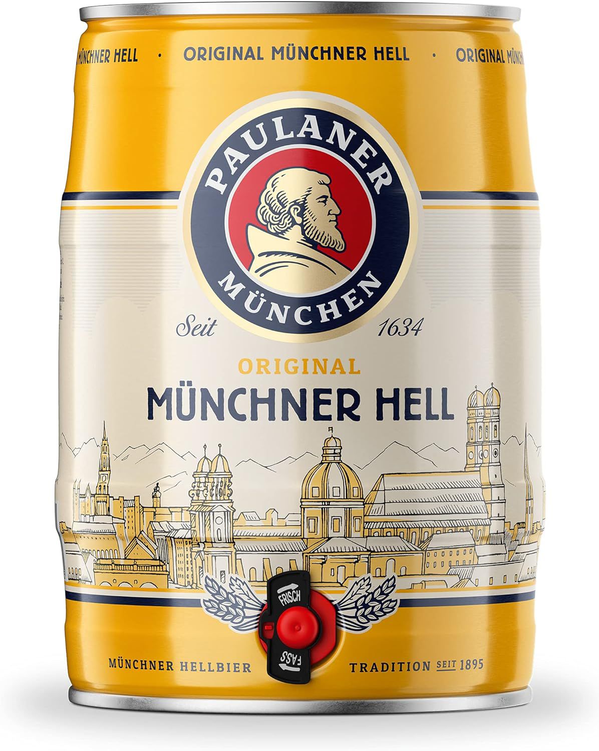 Paulaner Münchner Hell Partyfass 5l für 11,69€ (statt 19€)