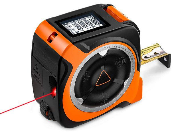 TACKLIFE 3in1 Laser Entfernungsmesser 40m + Maßband 5m für 18,98€ (statt 43€)