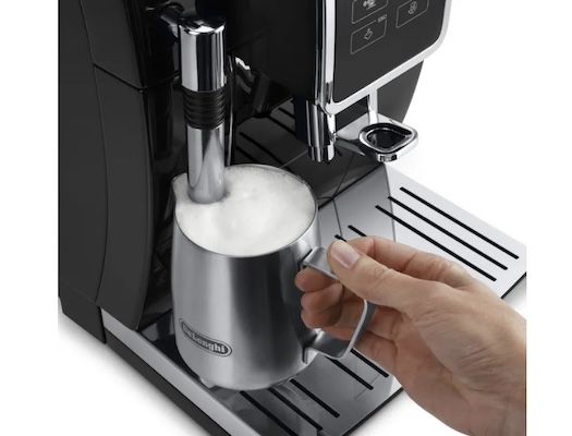 DeLonghi Edelstahl Milchkännchen mit 350 ml für 16,61€ (statt 21€)