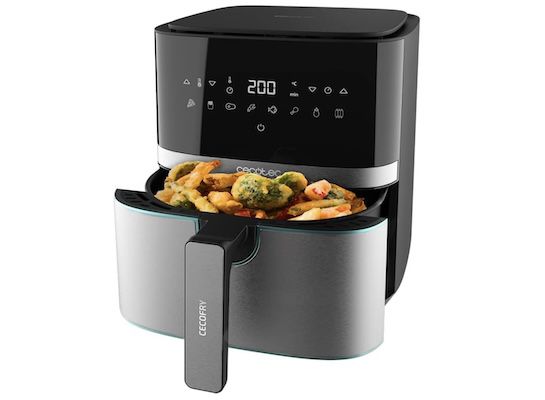 Cecotec Cecofry Full Inox 5500 Pro   Heißluftfritteuse mit 5,5 L für 49,90€ (statt 69€)