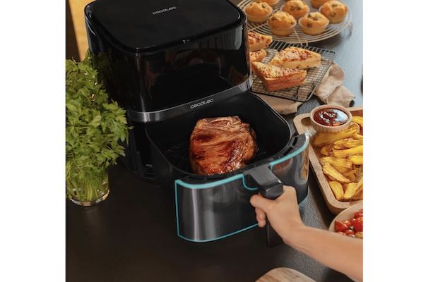 Cecotec Cecofry Full Inox 5500 Pro   Heißluftfritteuse mit 5,5 L für 49,90€ (statt 69€)