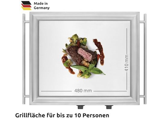 Teppinox M3000 – Elektrogrill mit 48 x 41 cm für 827,99€ (statt 899€)