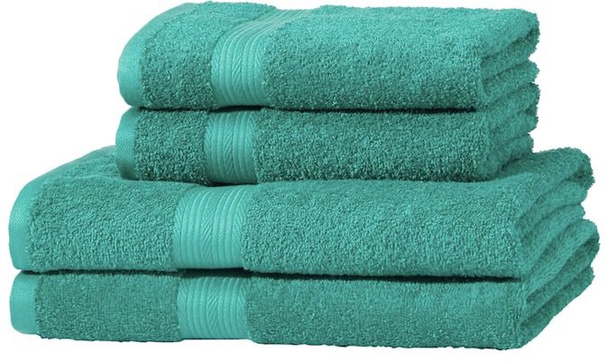 Amazon Basics Handtuch Set in Grün für 19,59€ (statt 27€)