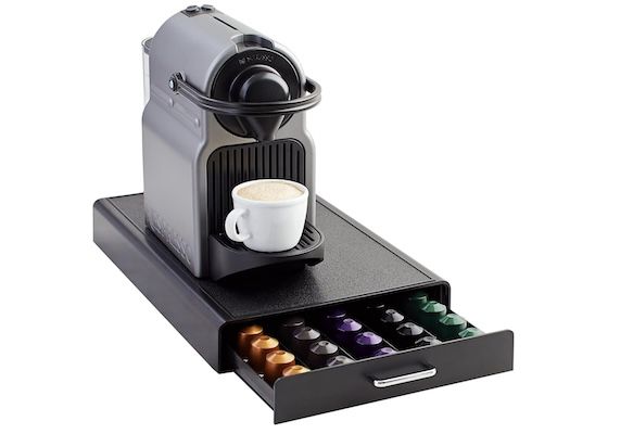 Amazon Basics Nespresso Kaffeekapseln Schubladenbox für 17,69€ (statt 23€)