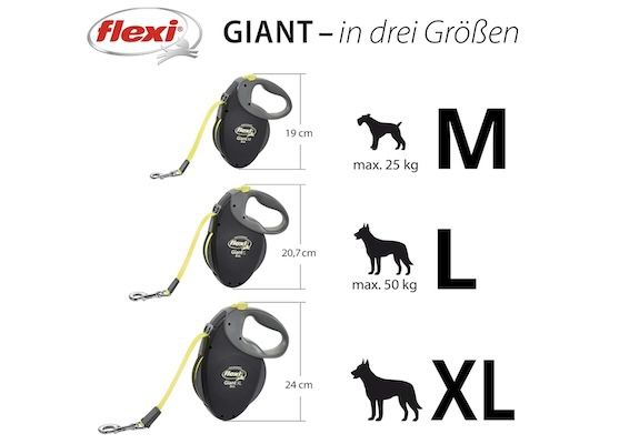 flexi Giant Professional L Gurt mit 10 m für 38,99€ (statt 45€)