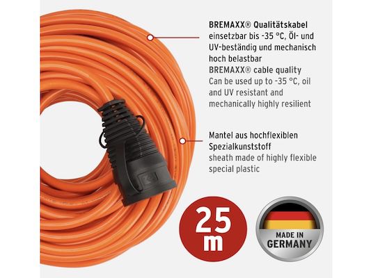 Brennenstuhl BREMAXX® Verlängerungskabel mit 25m für 37,89€ (statt 46€)