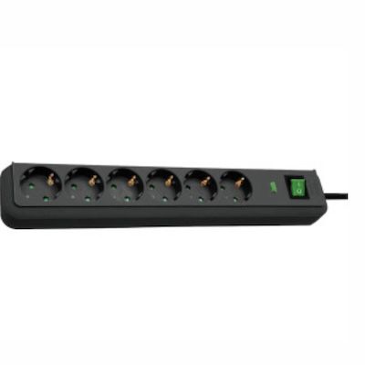 🔌 Brennenstuhl Eco-Line 6-Fach Steckdosenleiste für 9,99€ (statt 15€)