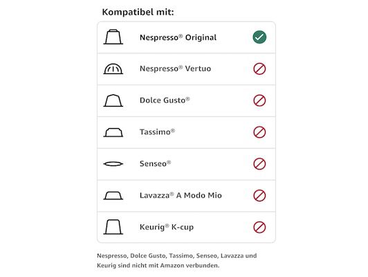 by Amazon Kaffeekapseln Ristretto für 2,63€ (statt 4€)