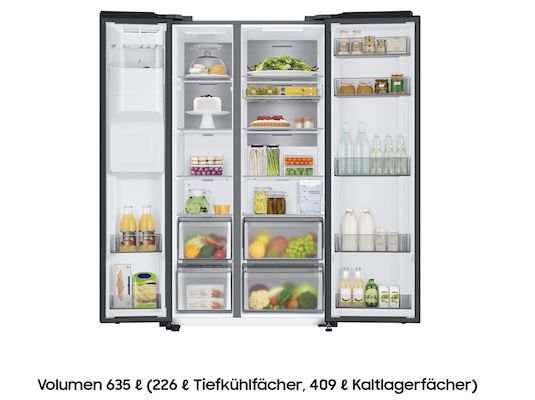 Samsung Side by Side Kühlschrank mit 178cm & 635L für 1.479,92€ (statt 1.653€)