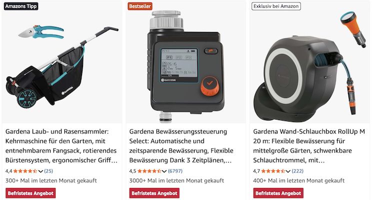 🏡🤑 Amazon: Gardena Gartengeräte und Zubehör Sale z.B. Regenfasspumpe für 74,99€ (statt 90€)