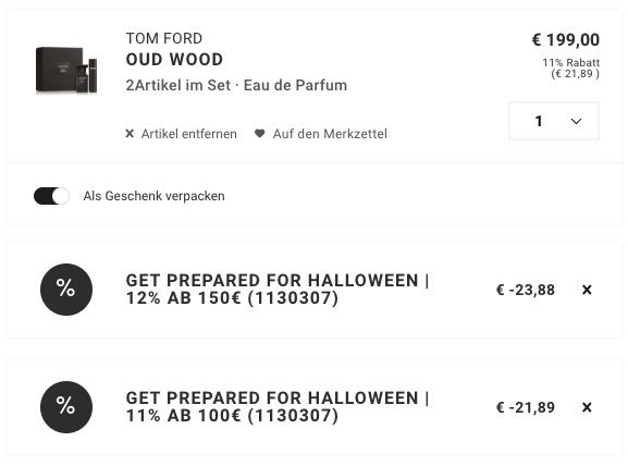🌹 Tom Ford Oud Wood Herren-Eau de Parfum 50ml + Travel-Spray ➡️ für 156,72€ (statt 225€) 🌹 Tom Ford Oud Wood Herren Eau de Parfum 50ml + Travel Spray ➡️ für 156,72€ (statt 225€)