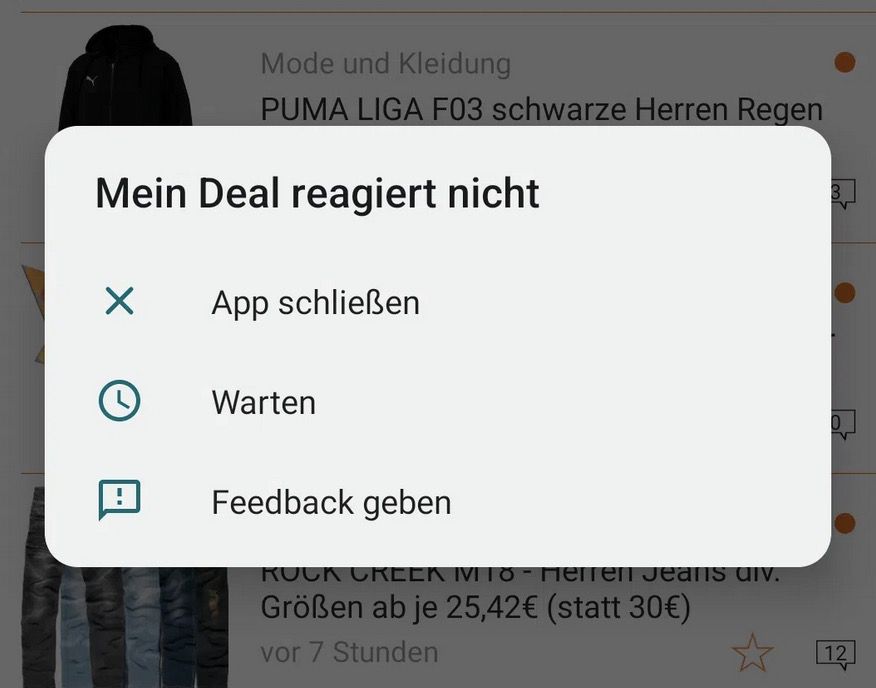 Android App User: App reagiert nicht oder bitte warten   Abhilfe!