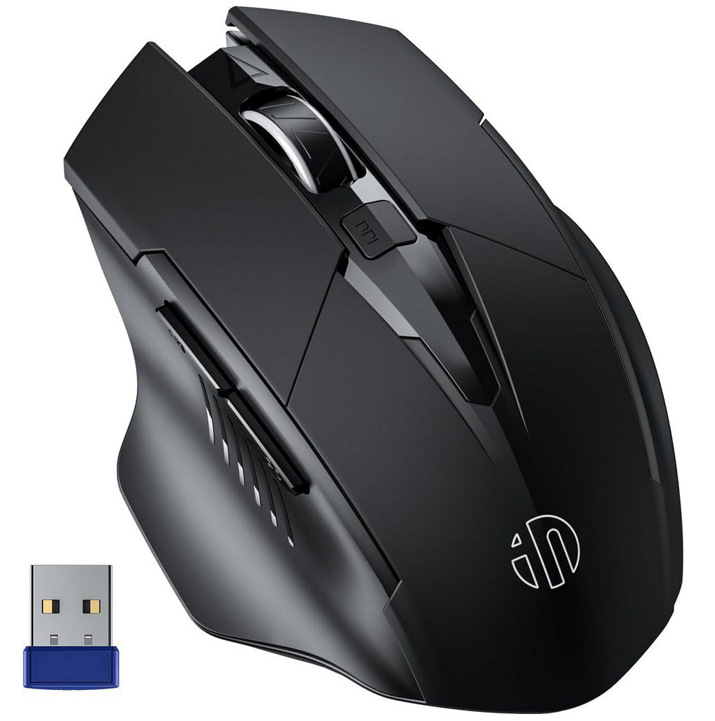 inphic PM6 kabellose Maus mit 1600 DPI für 8,99€ (statt 15€)