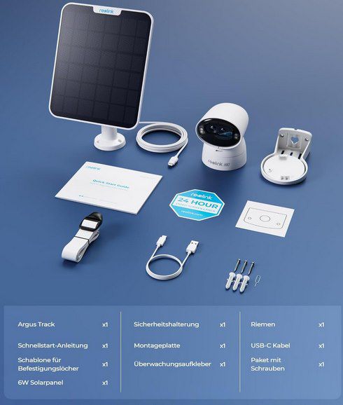 Reolink 4K PTZ Überwachungskamera mit Solarpanel für 169,99€ (statt 240€)