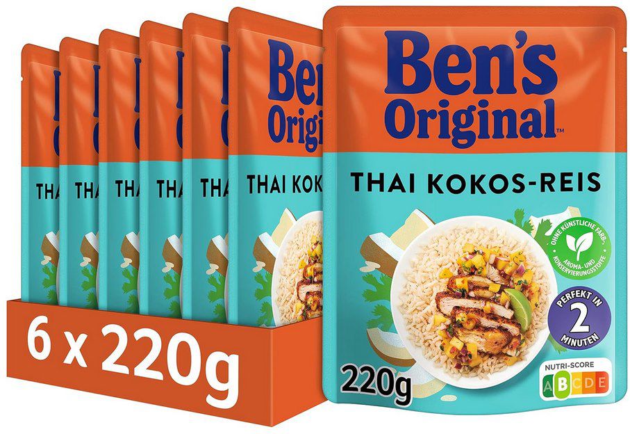 6x Bens Original Express Reis Kokos für 5,97€ (statt 11€)