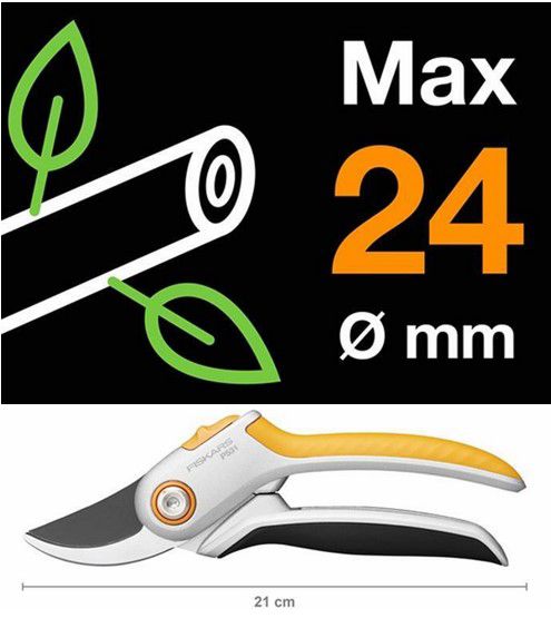 Fiskars P531 Bypass Gartenschere 21cm für 14,99€ (statt 18€)