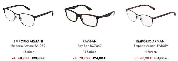 fielmann: 25% Rabatt auf Designer Fassungen   z.B. Ray Ban RX7047 für 63,93€ (statt 83€)