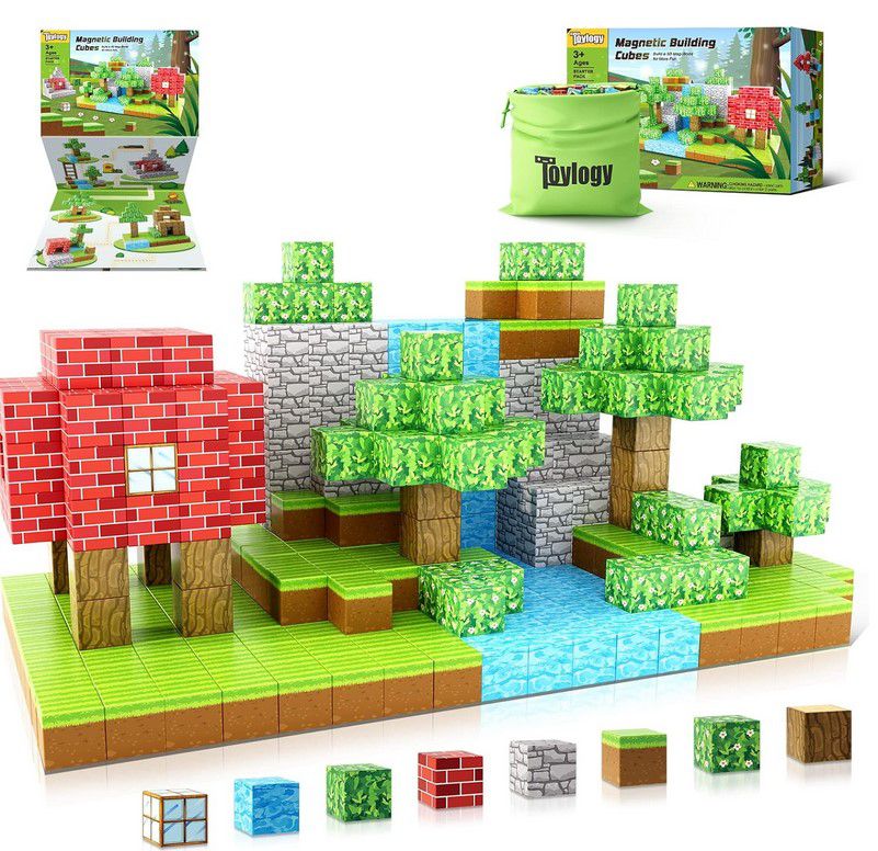 Toylogy Magnetische Bausteine Spielzeug  Set für 31,99€ (statt 63€)