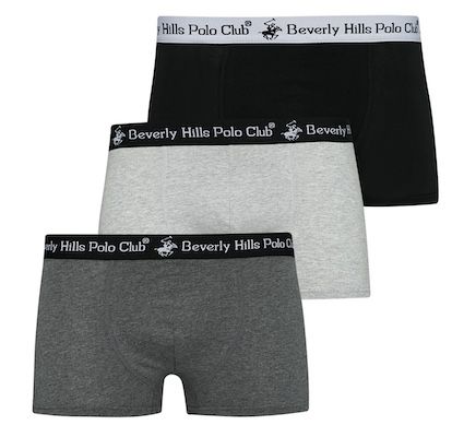 3er Pack Beverly Hills Polo Club Herren Boxershorts für je 9,99€ + VSK