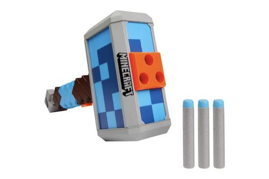 NERF abfeuernder Minecraft Stormlander Hammer für 19,99€ (statt 29€)