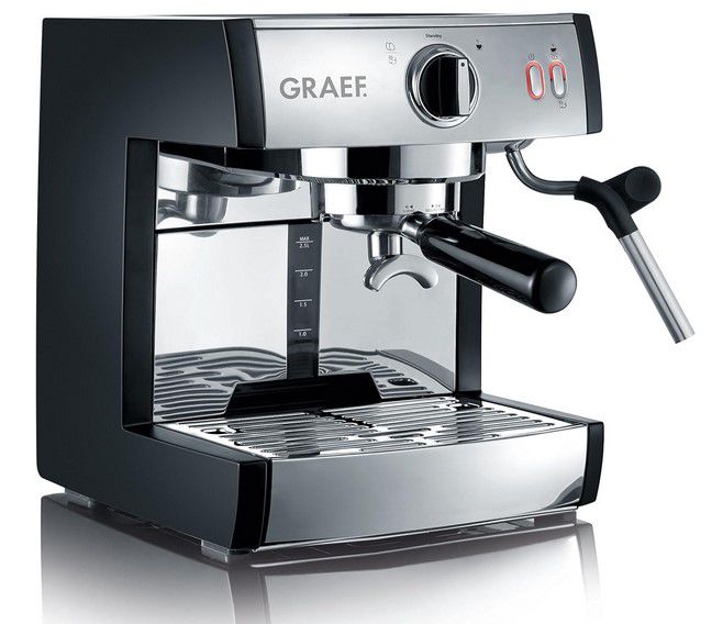 Graef pivalla ES 702 Edelstahl Siebträger Espressomaschine für 133€ (statt 204€)