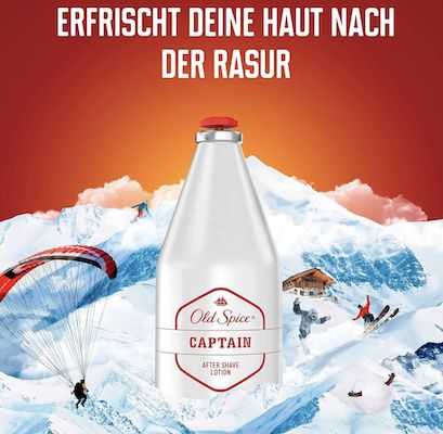 100 ml Old Spice Captain After Shave Lotion für 3,75€ (statt 5€)
