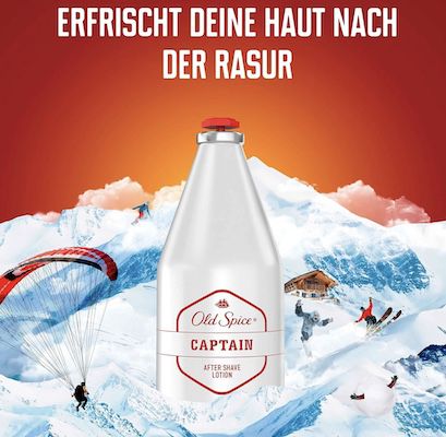 100 ml Old Spice Captain After Shave Lotion für 3,73€ (statt 6€)